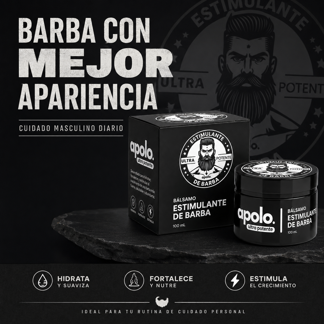 APOLO BALSAMO ESTIMULANTE DE BARBA